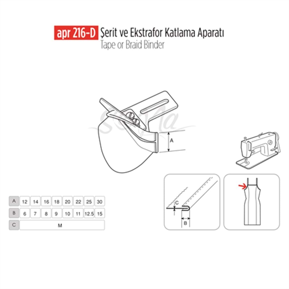 Şerit Ve Ekstrafor Katlama Apara 20X10 / APR 216-D