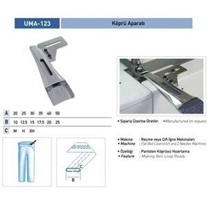 Köprü Aparatı 30X15mm / UMA-123