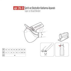 Şerit Ve Ekstrafor Katlama Apara 18X9/ APR 216-D