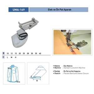 Etek Ve Ön Pat Apara 4Mm / UMA-169