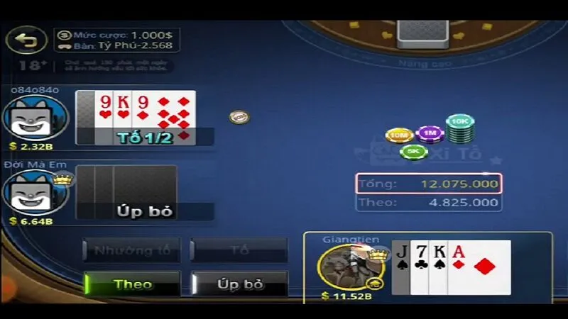 Bị tố dồn dập trong game Xì tố là gì?